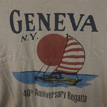 Junk Food Geneva, N.Y. 40th Anniversary Regatta Women's T-Shirt Small