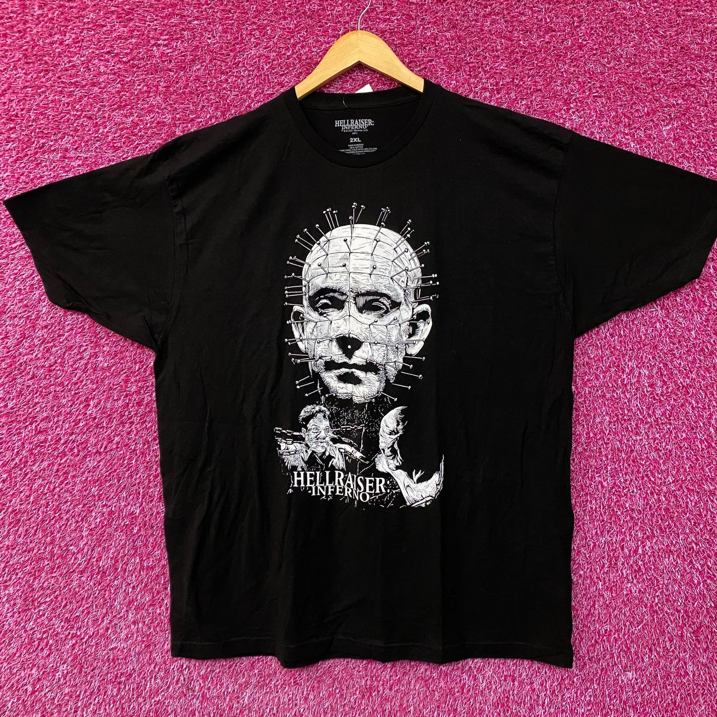 Hellraiser Inferno Pinhead Welcome to Hell Horror T-Shirt 2X