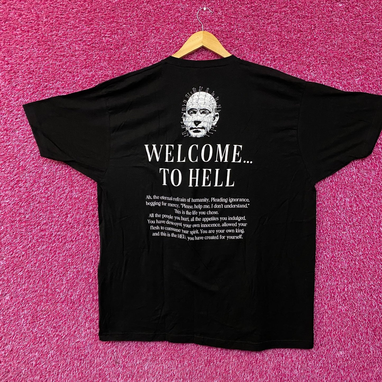 Hellraiser Inferno Pinhead Welcome to Hell Horror T-Shirt 2X