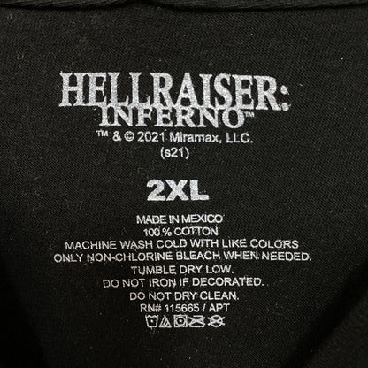 Hellraiser Inferno Pinhead Welcome to Hell Horror T-Shirt 2X