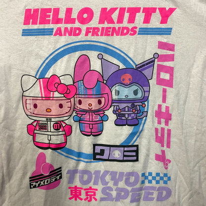 Sanrio Hello Kitty and Friends Tokyo Speed Kawaii Graphic T-Shirt XL