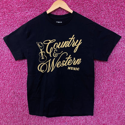 Country & Western Music Graphic T-Shirt Small