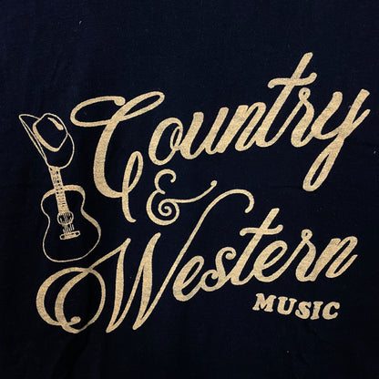 Country & Western Music Graphic T-Shirt Small