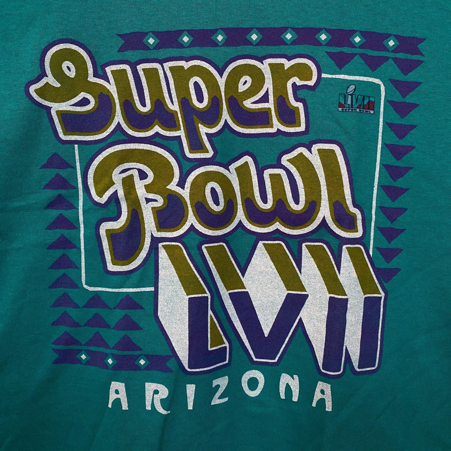 Super Bowl LVII Arizona Battle in the Desert Crop Shirt Large