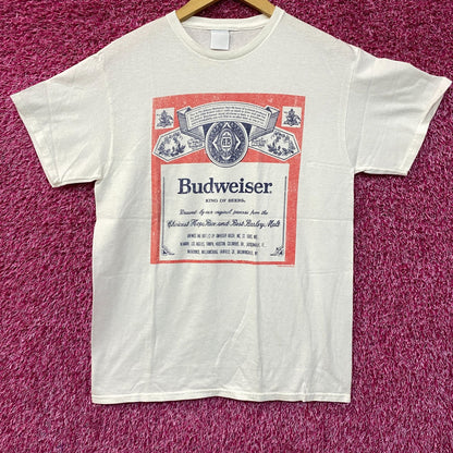 Budweiser King Of Beers Vintage Style T-Shirt Small