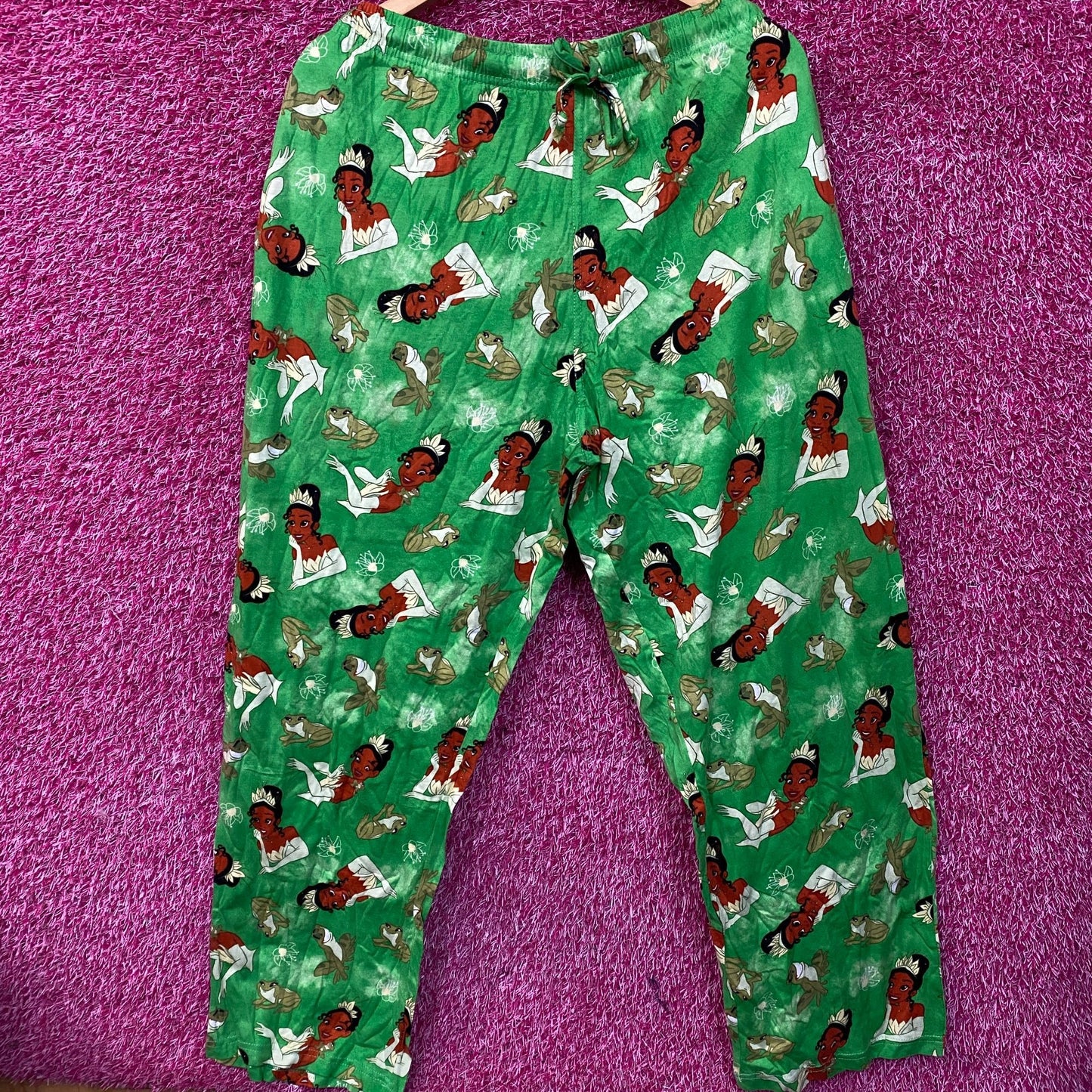 Disney The Princess and the Frog Tiana Pajama Lounge Pants Size 2