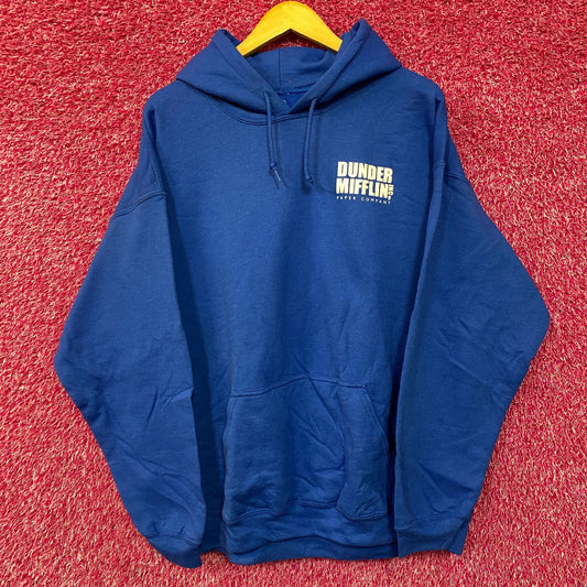 Dunder Mifflin The Office Logo Pullover Hoodie XL