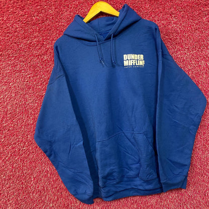 Dunder Mifflin The Office Logo Pullover Hoodie XL
