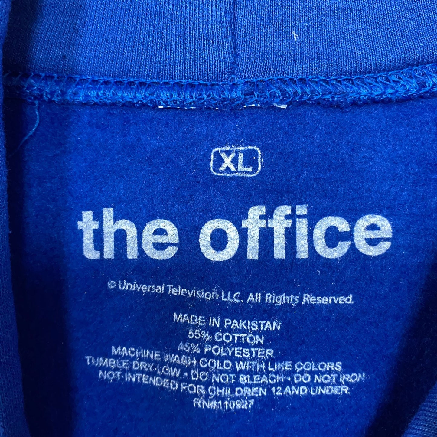 Dunder Mifflin The Office Logo Pullover Hoodie XL