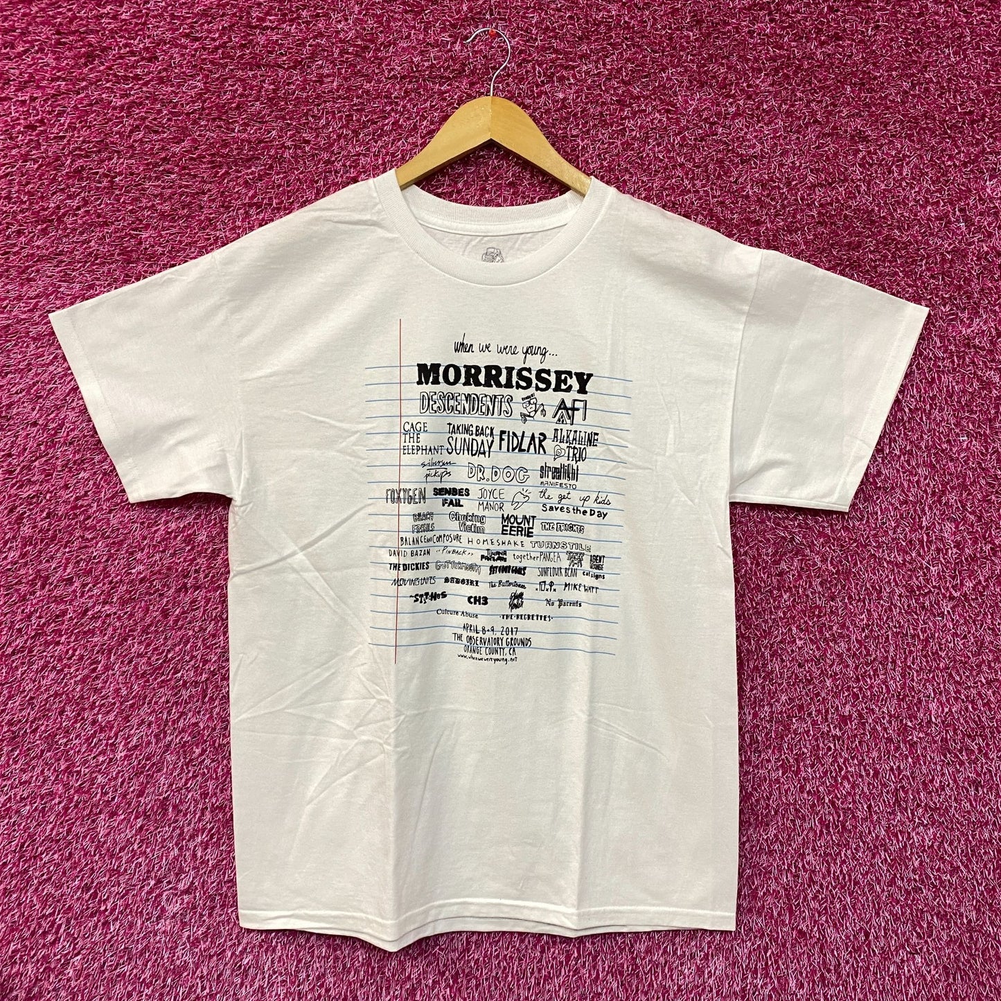 When We Are Young Notebook Tshirt size large