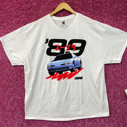 Toyota Supra Turbo 89 Double Sided T-Shirt 2XL