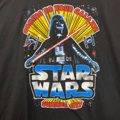 Star Wars Darth Vader Coming To Your Galaxy Retro T-Shirt 5XL