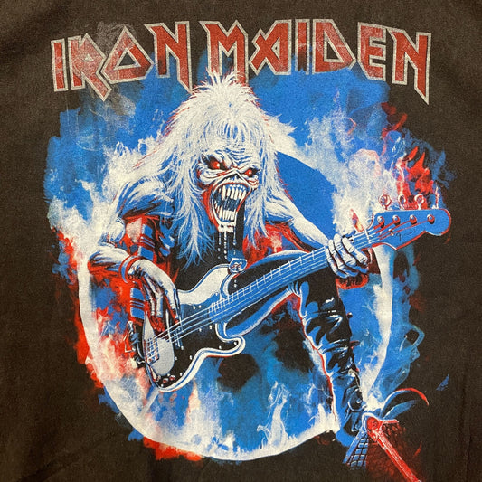 Iron Maiden Fear Of The Dark Album Cover Eddie T-Shirt Medium