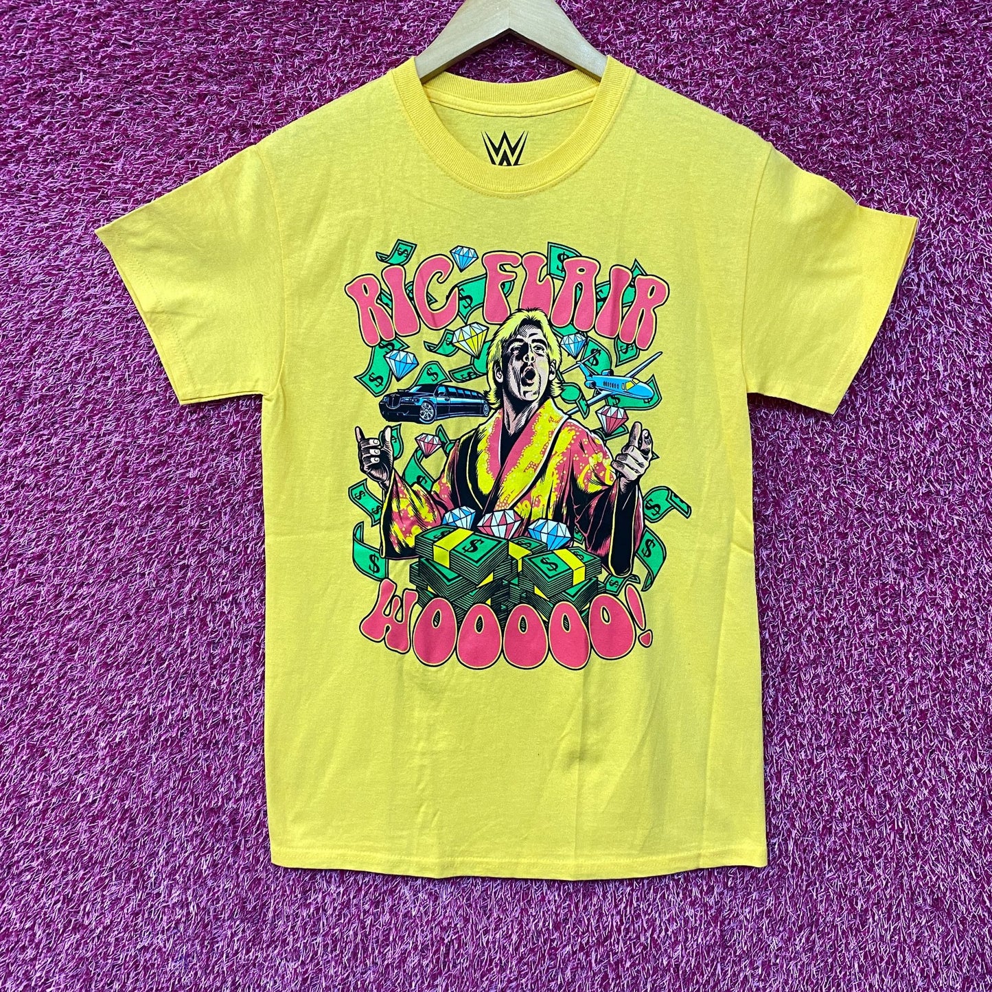 WWE Ric Flair The Nature Boy Woo Graphic Design T Shirt Small