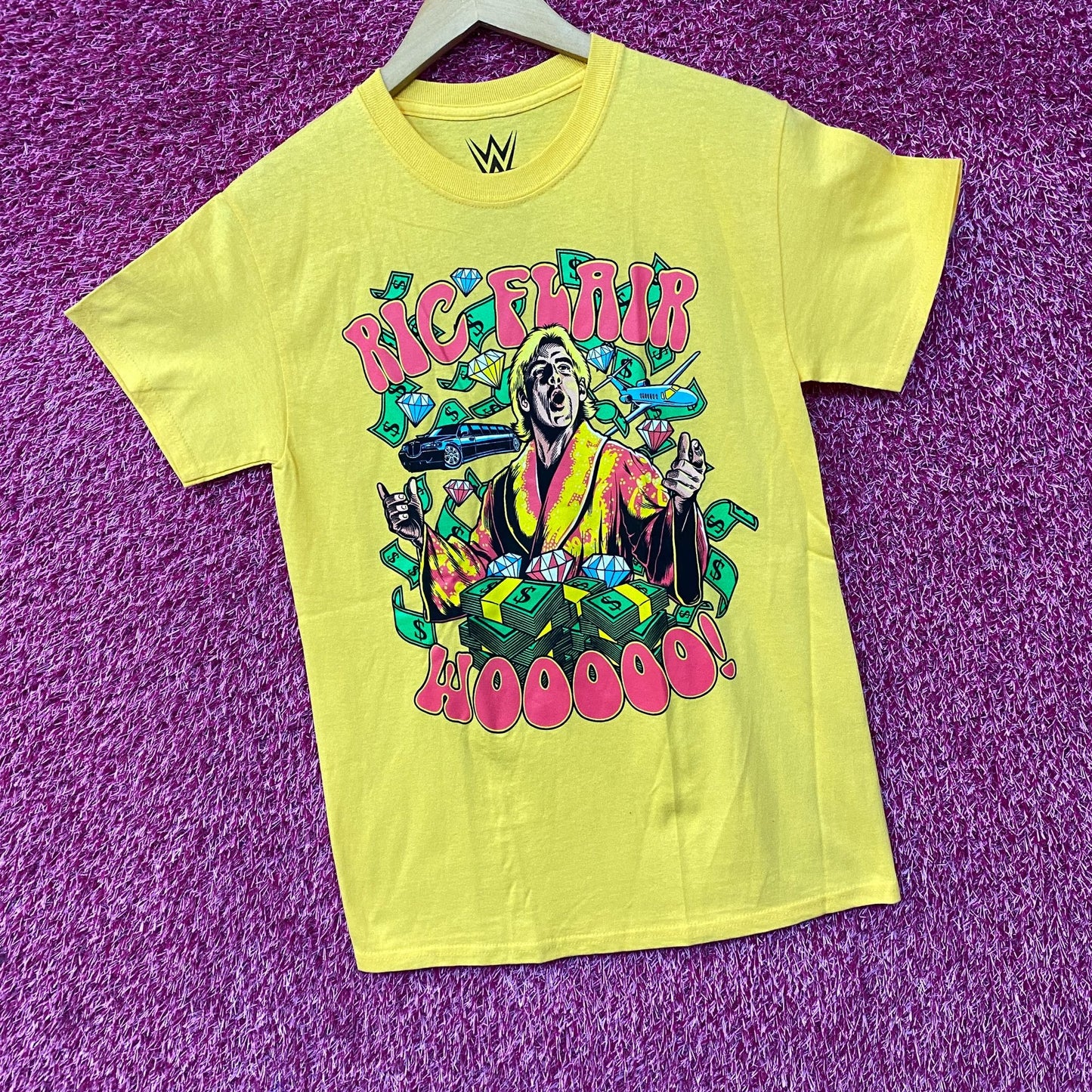 WWE Ric Flair The Nature Boy Woo Graphic Design T Shirt Small