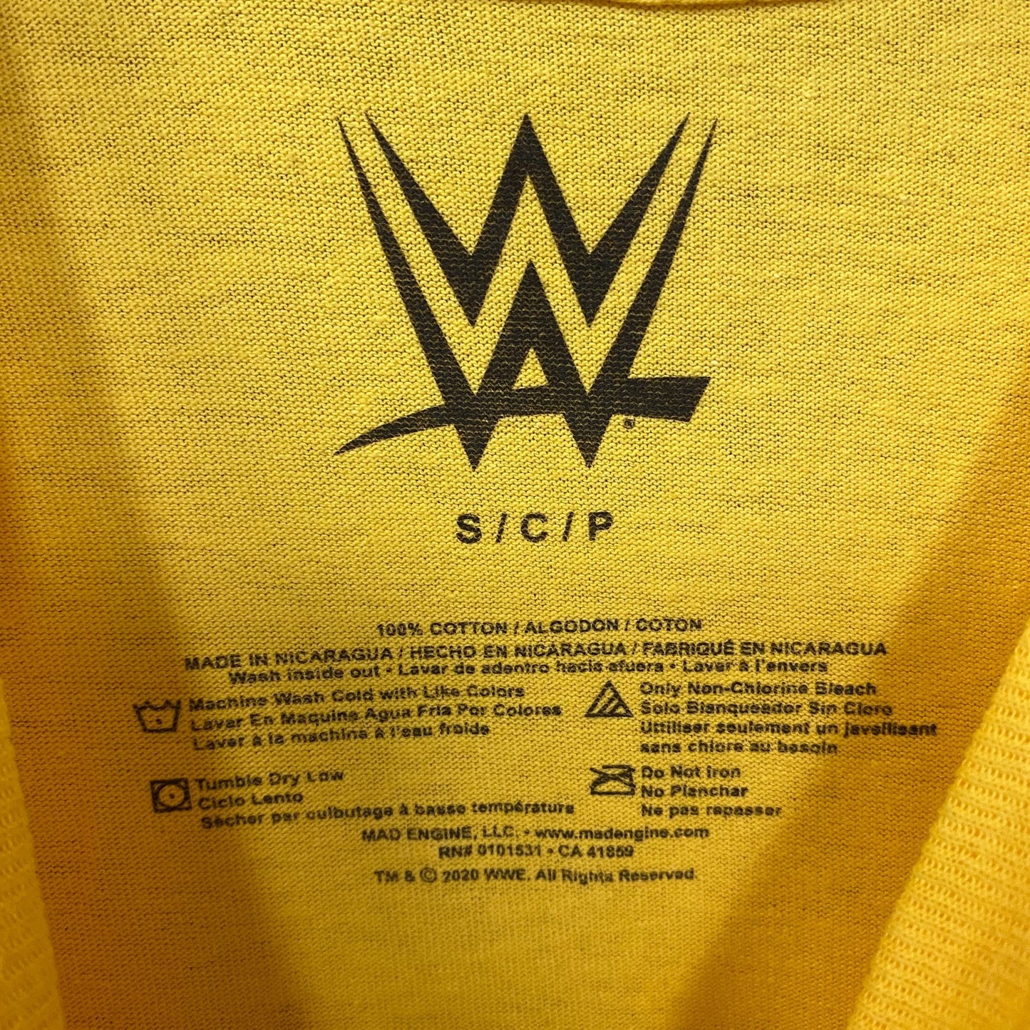 WWE Ric Flair The Nature Boy Woo Graphic Design T Shirt Small