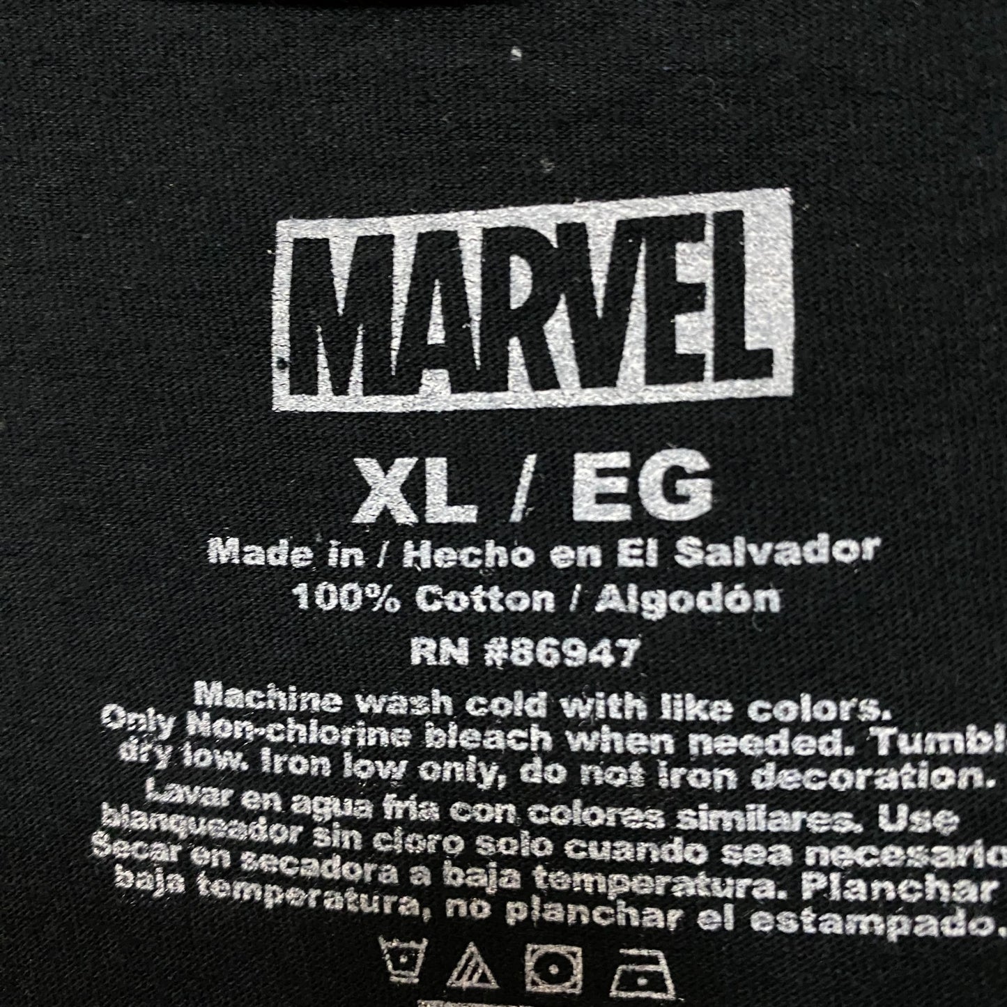 Marvel Venom Comic Book Tshirt size Extra Large