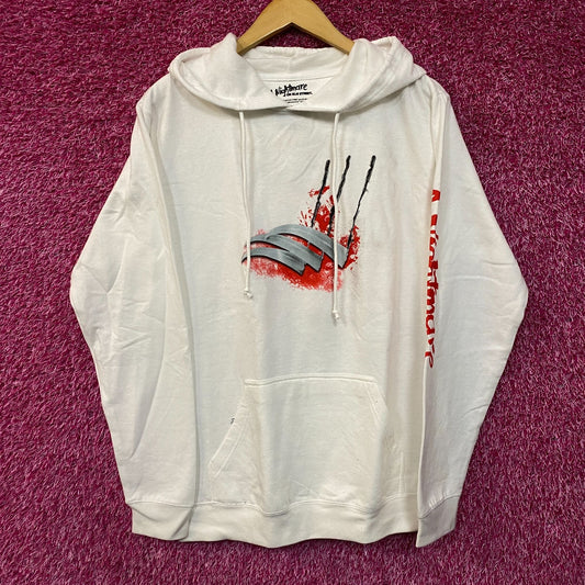 A Nightmare On Elm Street Freddy Krueger Book Cover Horror Hoodie Medium