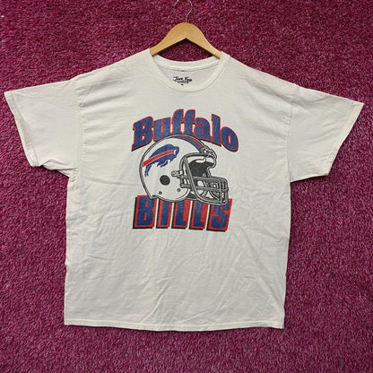 Junk Food Clothing NFL Buffalo Bills Throwback Helmet Logo T-Shirt XL
