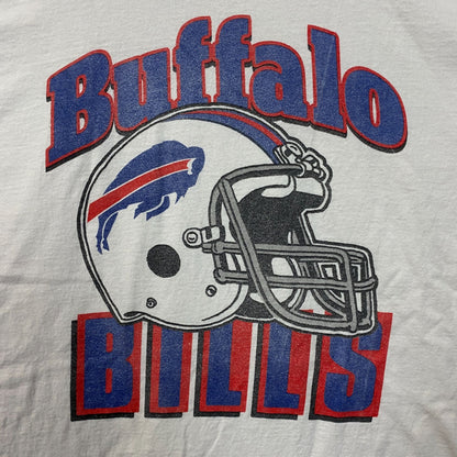 Junk Food Clothing NFL Buffalo Bills Throwback Helmet Logo T-Shirt XL