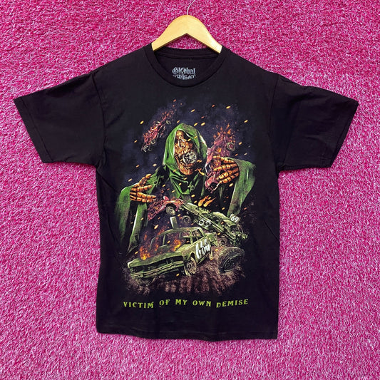 Victim Of My Own Demise by Global Threat T-Shirt Medium