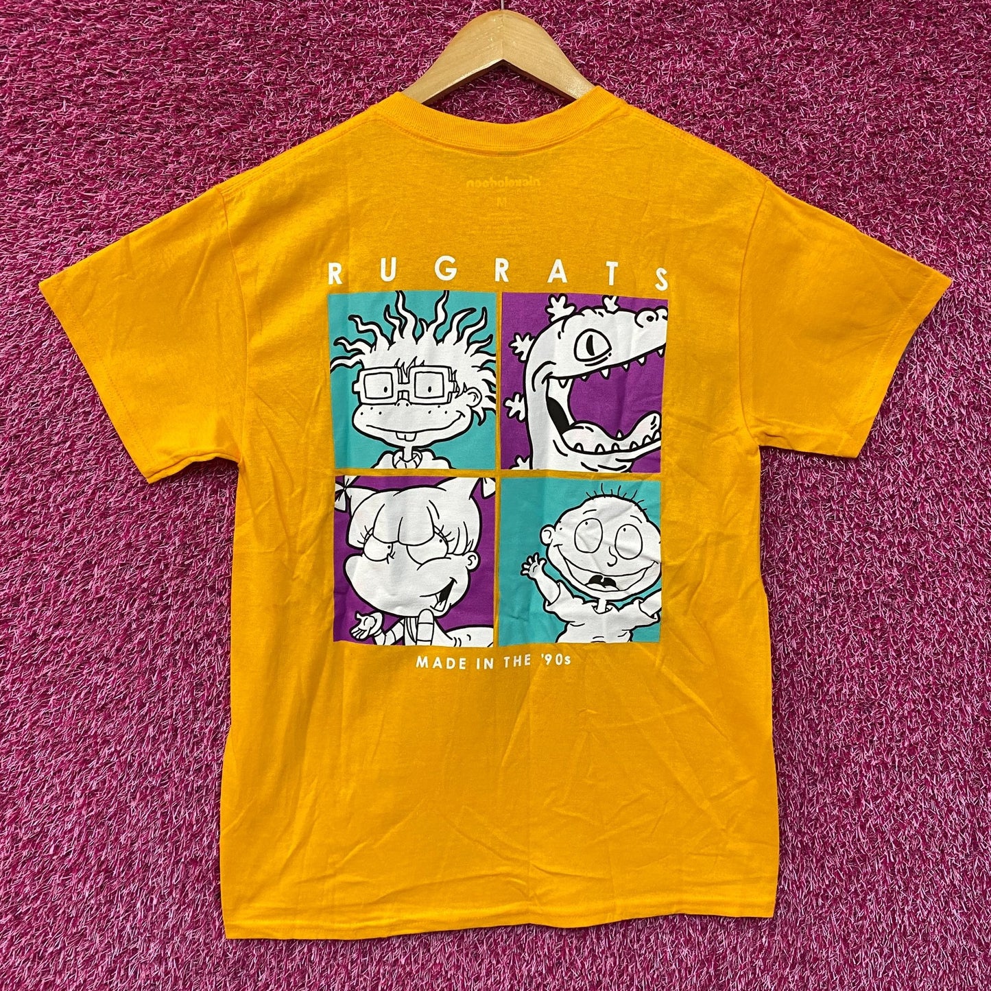 Nickelodeon Rugrats Made In The 90's Panel Graphic Design T-Shirt Medium