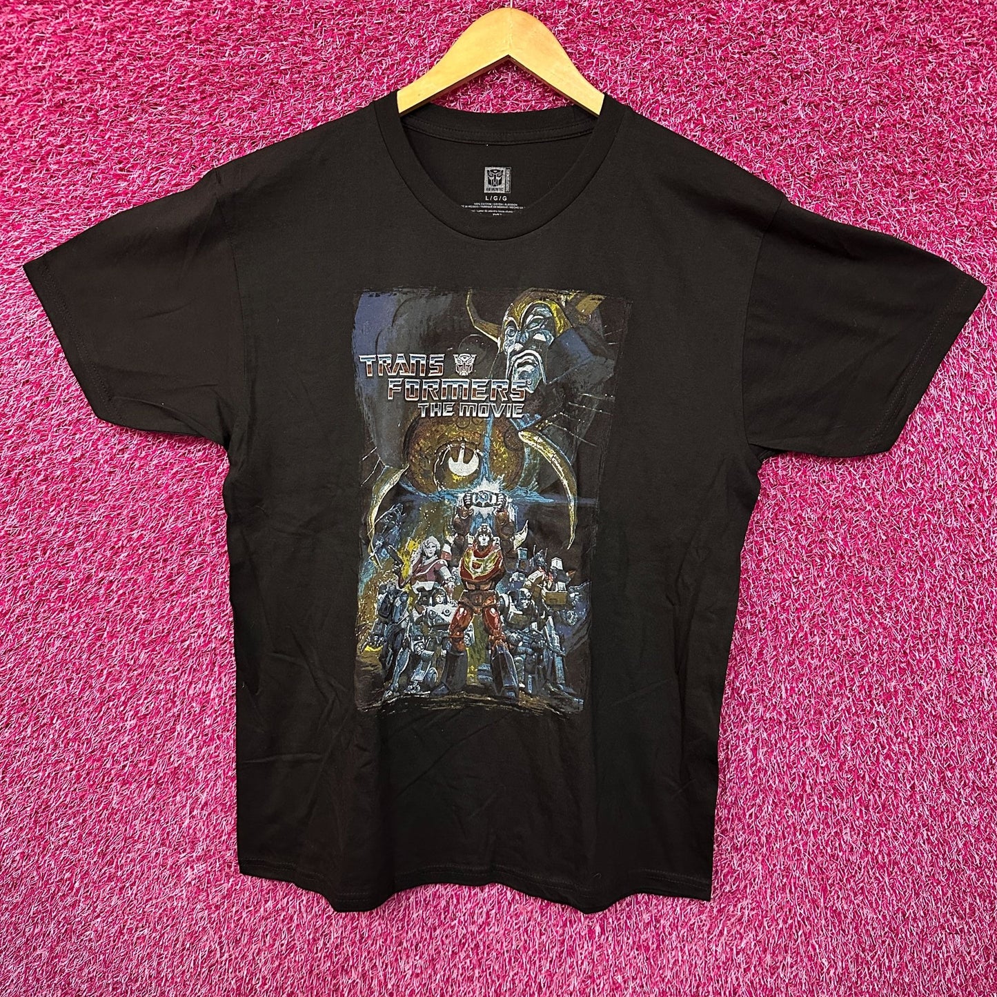 Transformers the Movie Classic Promo Film Poster Tee L