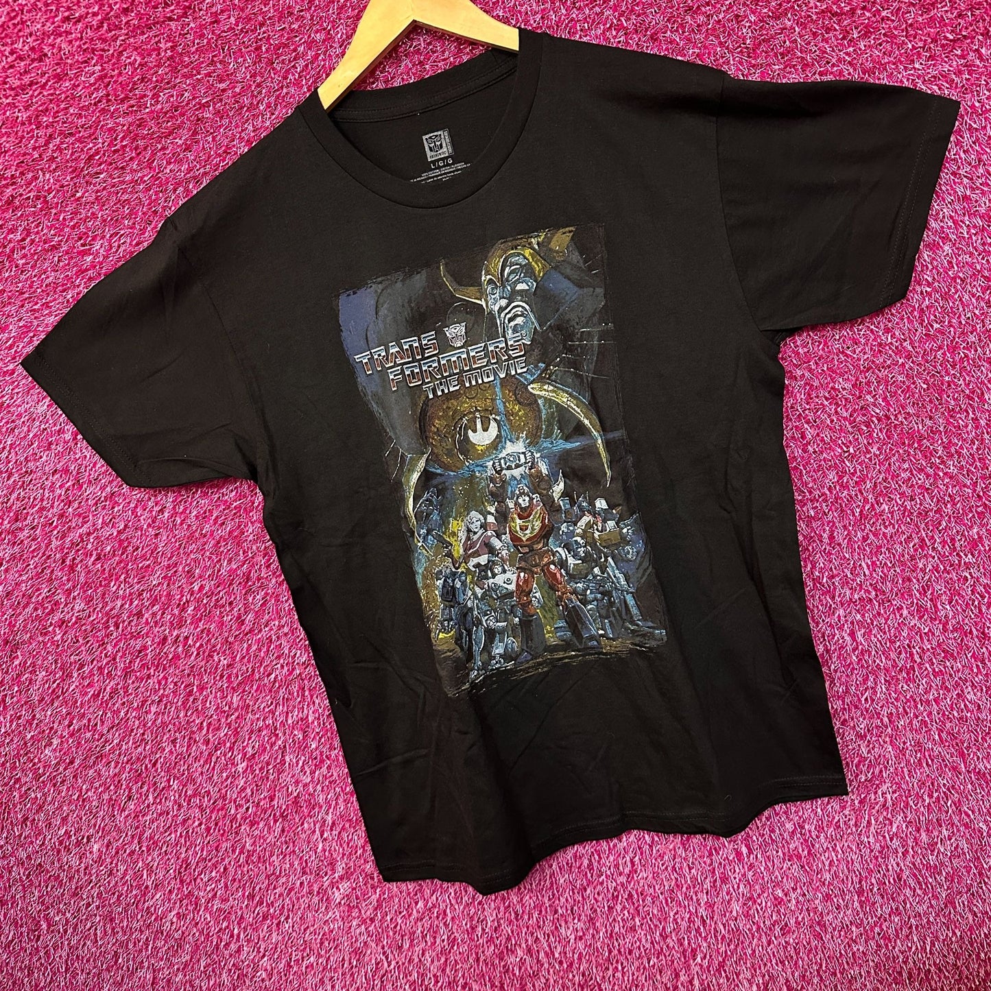 Transformers the Movie Classic Promo Film Poster Tee L