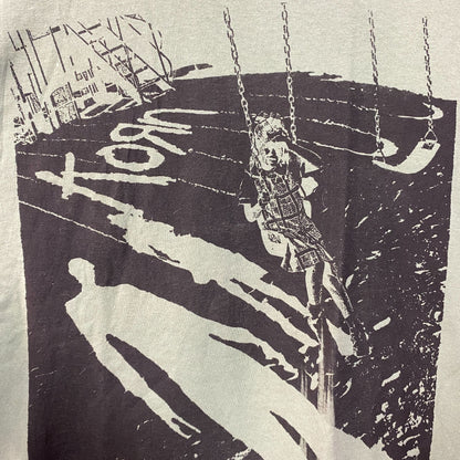 Korn Self-Titled Album Cover Nu Metal Band T-Shirt Large