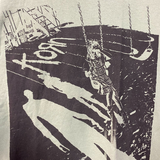 Korn Self-Titled Album Cover Nu Metal Band T-Shirt Large