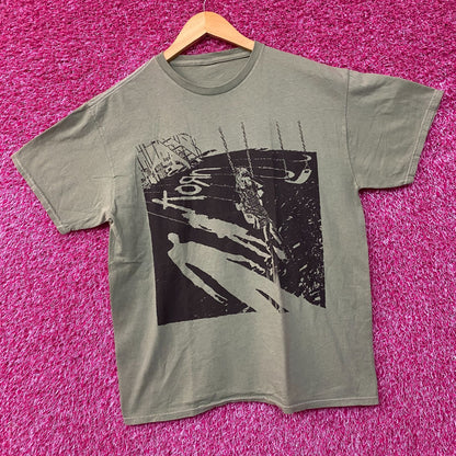 Korn Self-Titled Album Cover Nu Metal Band T-Shirt Large