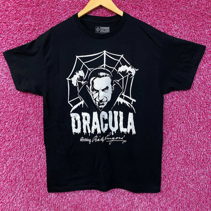 Bela Lugosi Dracula Spiders Web Graphic T-Shirt Large
