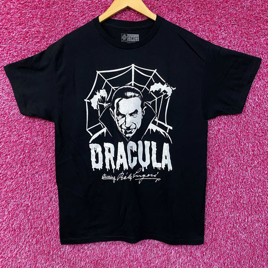 Bela Lugosi Dracula Spiders Web Graphic T-Shirt Large