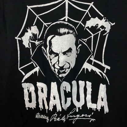 Bela Lugosi Dracula Spiders Web Graphic T-Shirt Large