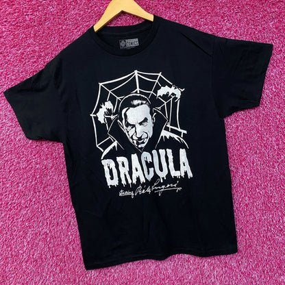 Bela Lugosi Dracula Spiders Web Graphic T-Shirt Large
