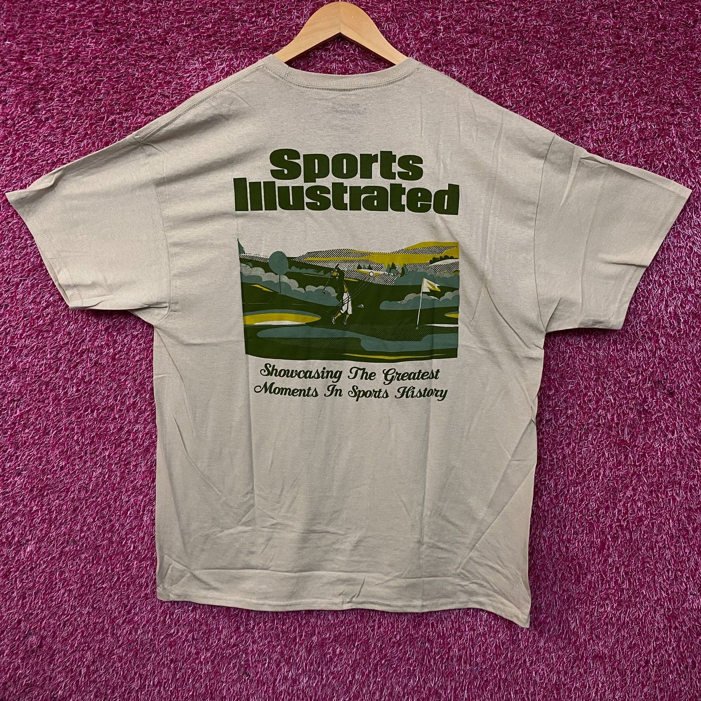 Sports Illustrated Vintage Style Golf Graphic T-Shirt XL