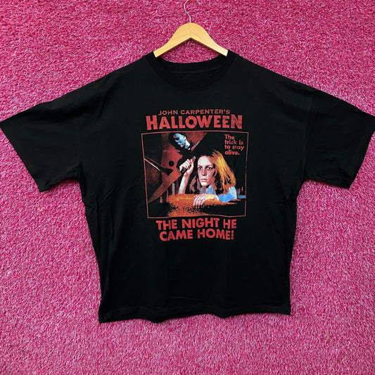 Halloween "The Night He Came Home" Horror Graphic T-Shirt 2XL