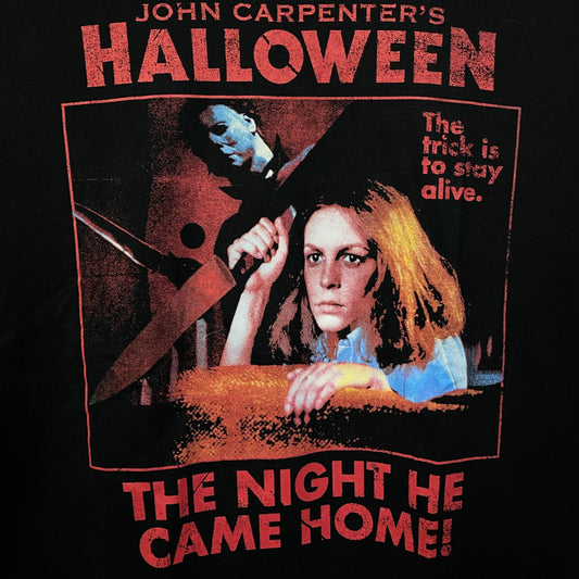 Halloween "The Night He Came Home" Horror Graphic T-Shirt 2XL