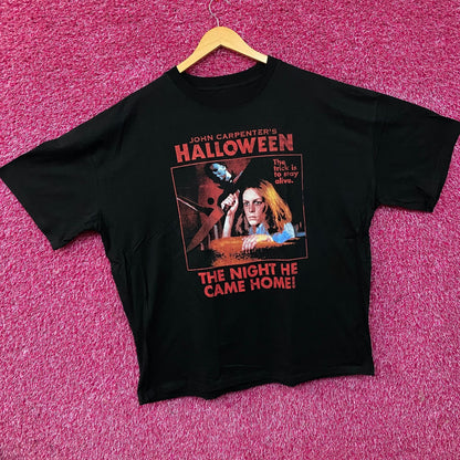 Halloween "The Night He Came Home" Horror Graphic T-Shirt 2XL