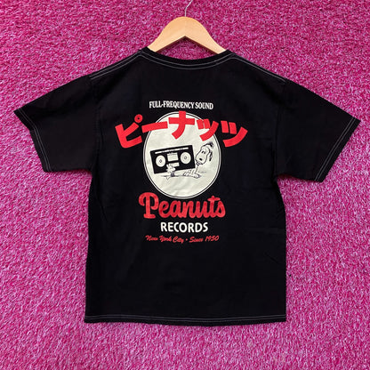 Peanuts Records Full-Frequency Sound Graphic T-Shirt Large