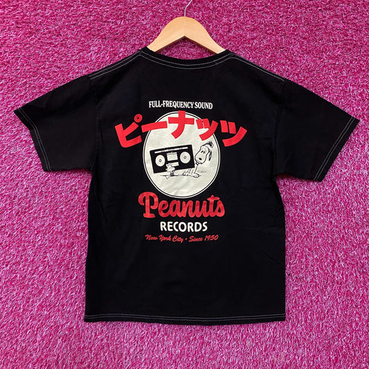 Peanuts Records Full-Frequency Sound Graphic T-Shirt Large