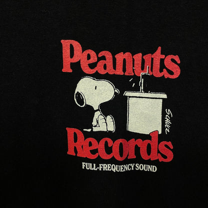 Peanuts Records Full-Frequency Sound Graphic T-Shirt Large