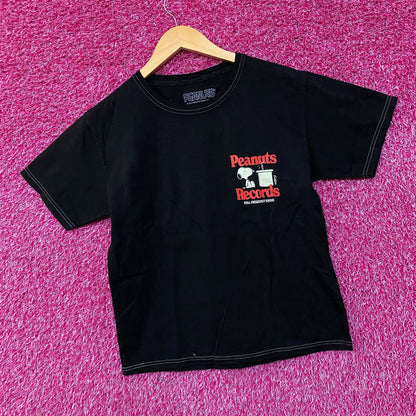 Peanuts Records Full-Frequency Sound Graphic T-Shirt Large