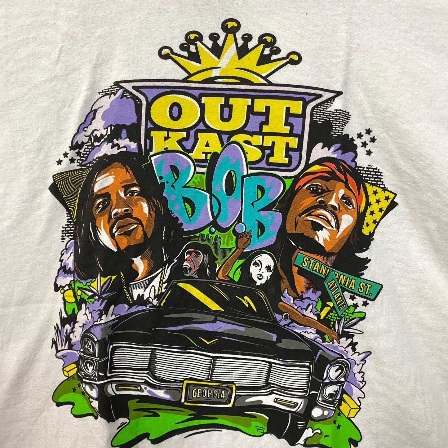 Outkast B.O.B. Big Boi & André 3000 Graphic T-Shirt XL