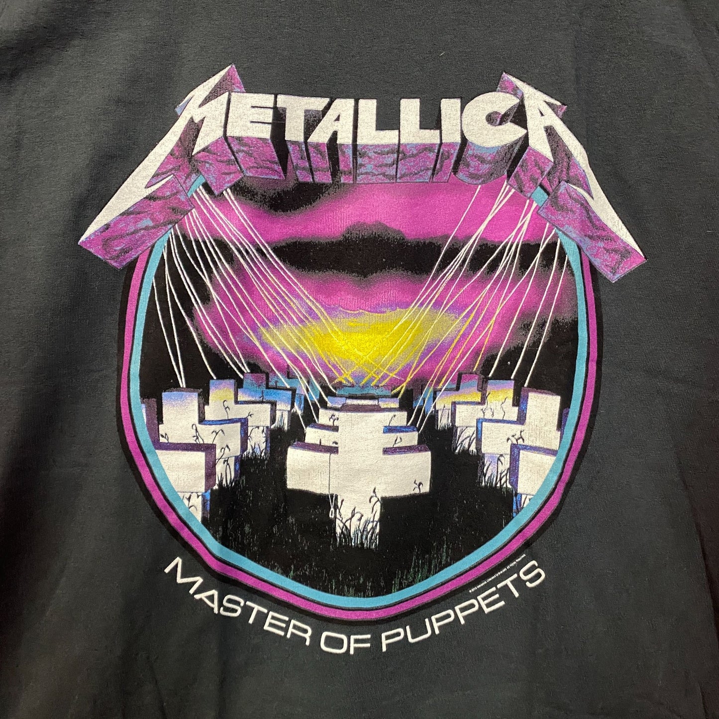 Metallica Master Of Puppets 1986 T-Shirt Medium