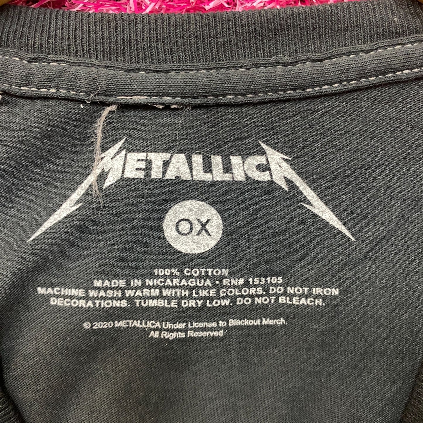 Metallica Master Of Puppets 1986 T-Shirt Medium