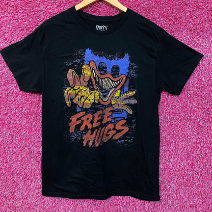 Poppy Playtime Huggy Wuggy "Free Hugs" Graphic T-Shirt Medium