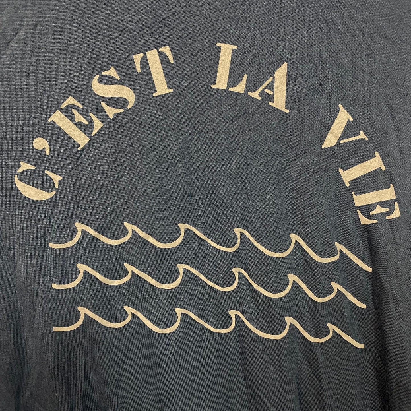 Junk Food Clothing C'est La Vie Vintage Tissue Women's Tee XL