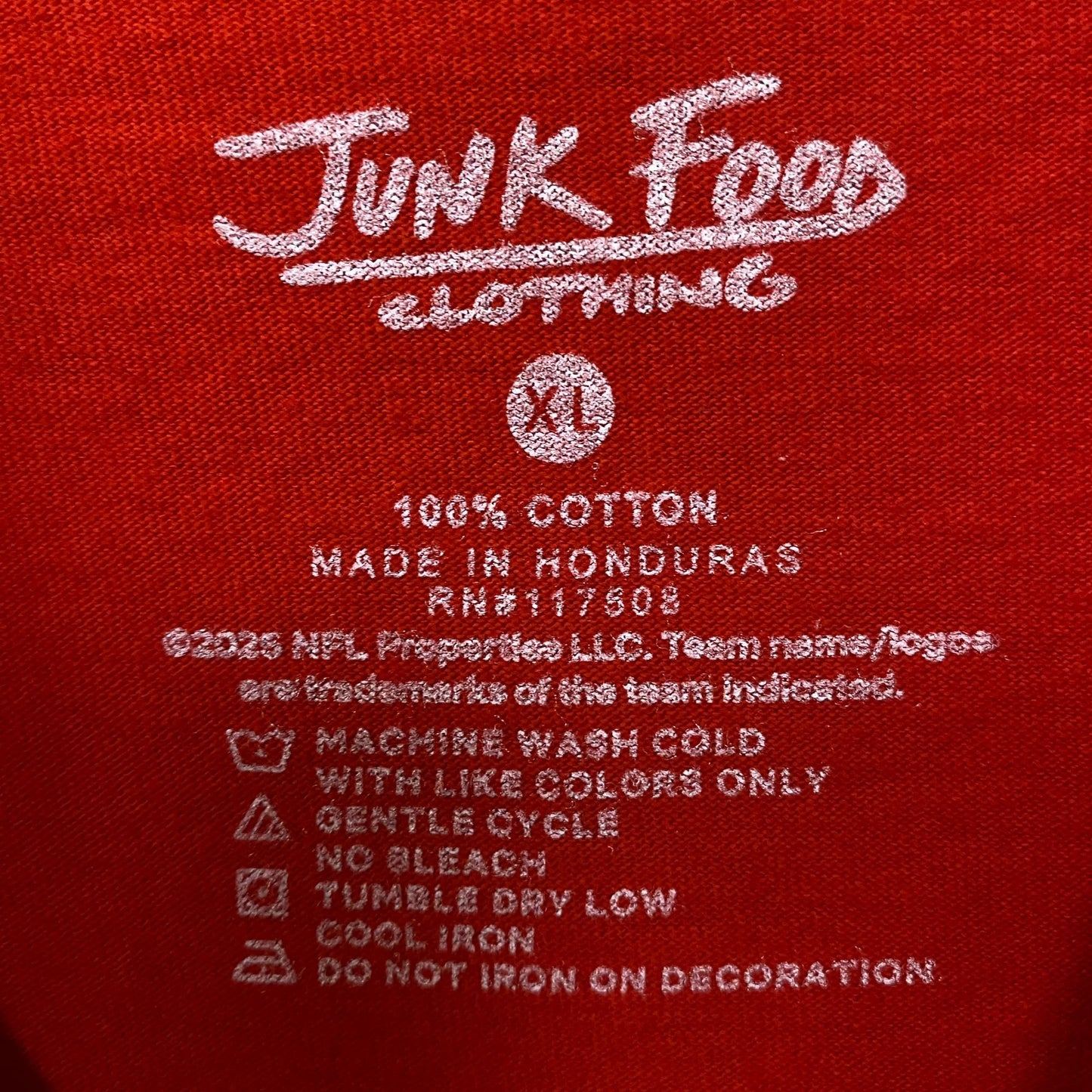 Junk Food San Francisco 49ers Graphic T-Shirt XL