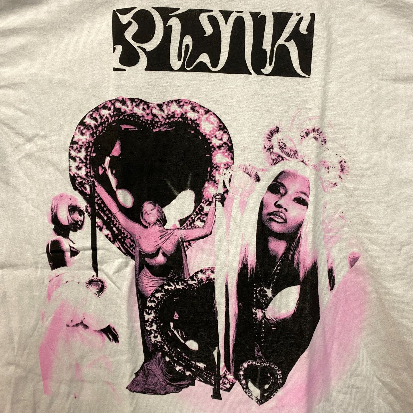 Nicki Minaj Heart Collage Pink Friday 2 T-Shirt Medium